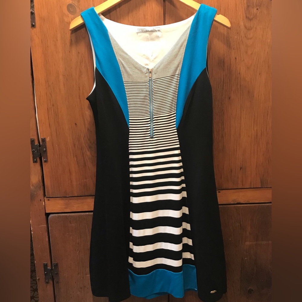 Coco & Tashi Colour Block Sleeveless Dress - Size Large